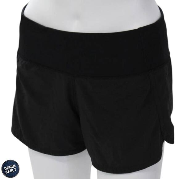 Lululemon Run Times Athletic Running 2 Way Stretch Short II *4" Black SZ 4 - Picture 6 of 16